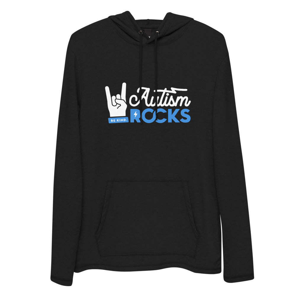 Black Unisex Lightweight Hoodie