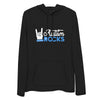Black Unisex Lightweight Hoodie